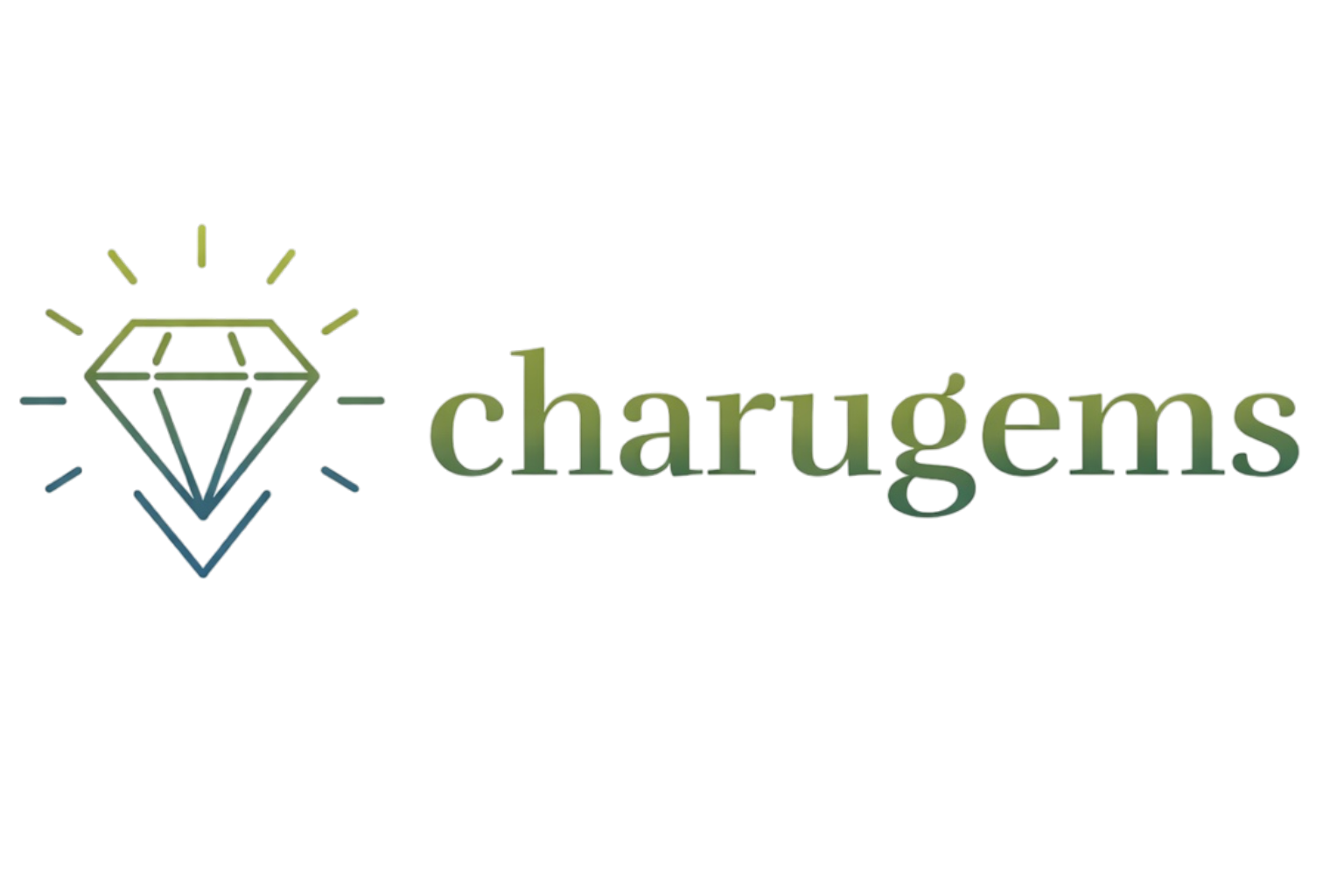 Sparkling charugems logo design-2
